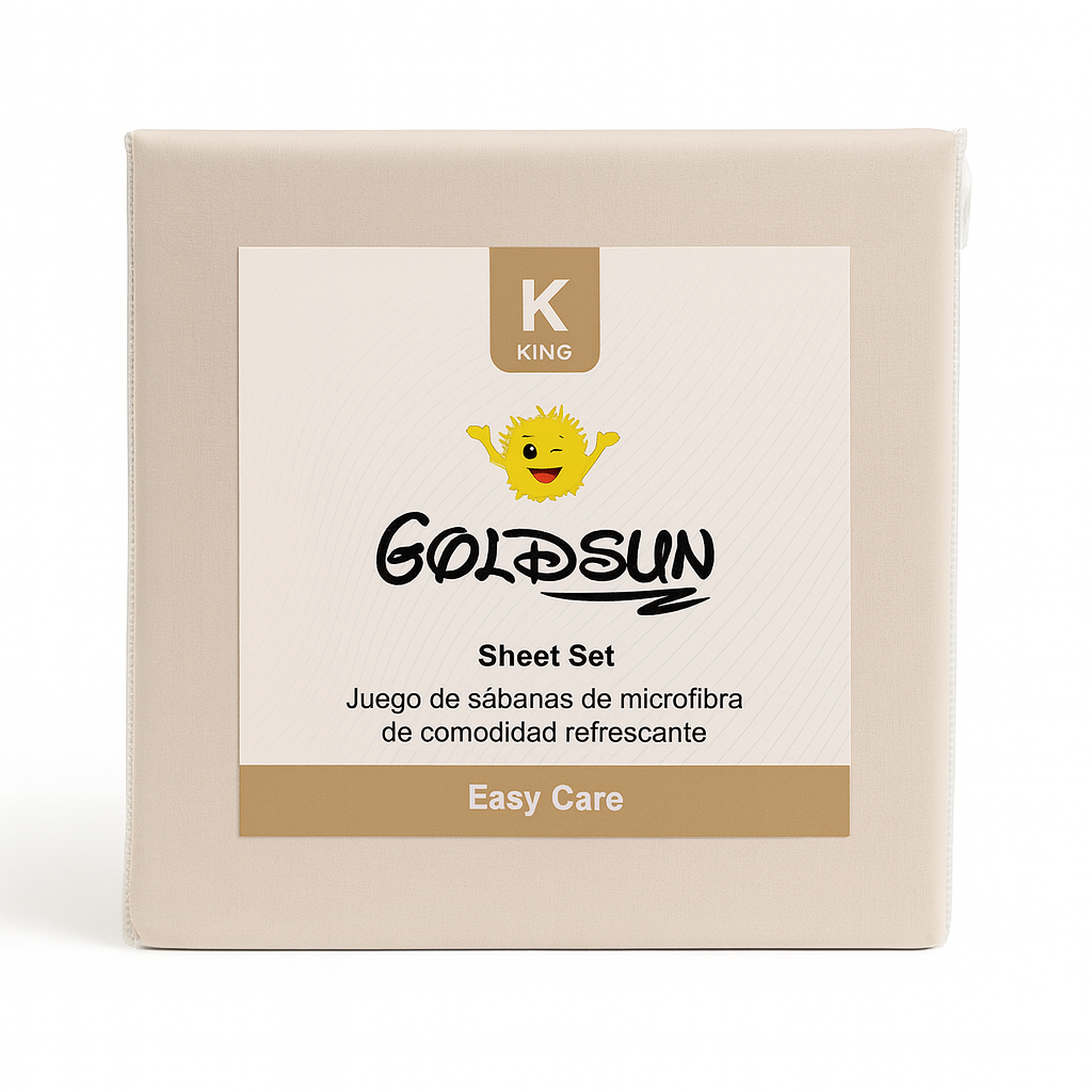 Juego de Sábanas Goldsun King