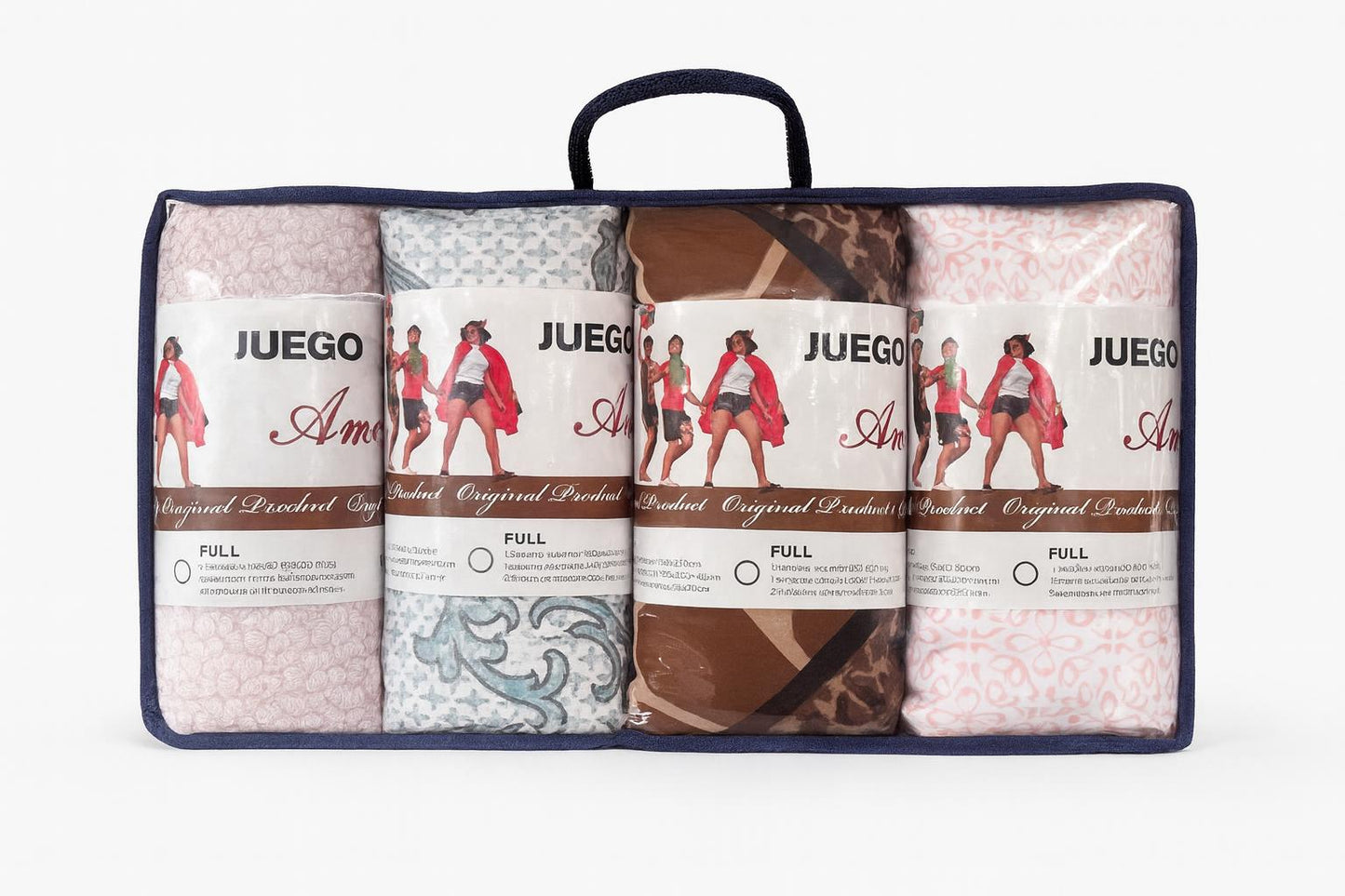 Sábanas 2 Plazas – Juego Completo | Pack x4