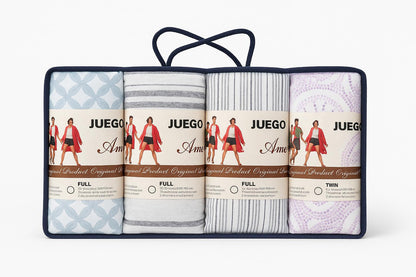 Sábanas 2 Plazas – Juego Completo | Pack x4