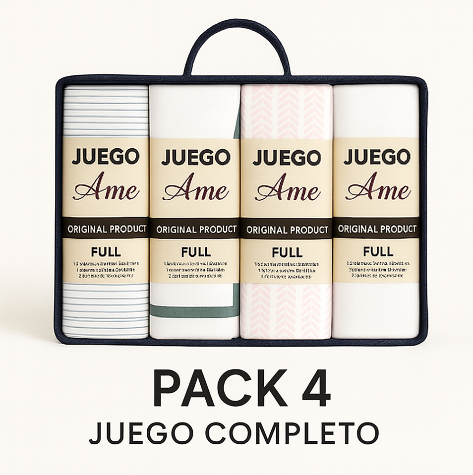 Sábanas 2 Plazas – Juego Completo | Pack x4