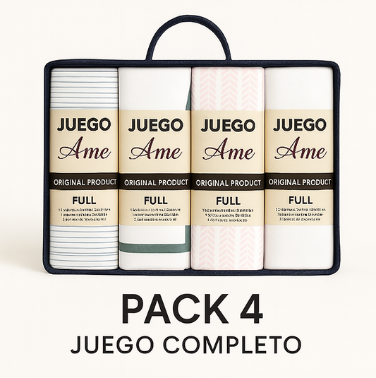 Sábanas 2 Plazas – Juego Completo | Pack x4