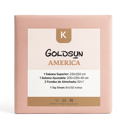 Juego de Sábanas Goldsun King