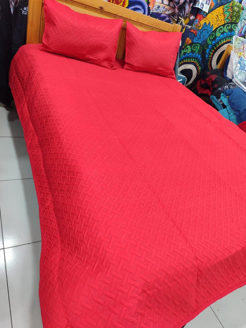 Cubrecama Queen de Verano Liso – Juego Completo