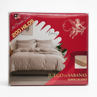 Sábana 2 Plazas – Juego Completo Liso