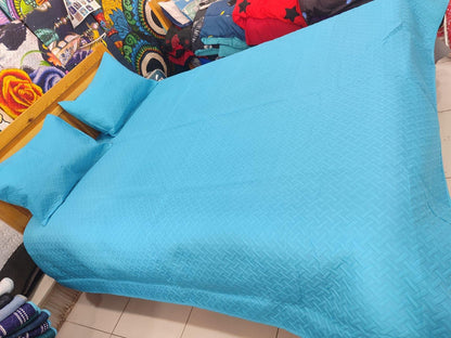 Cubrecama Queen de Verano Liso – Juego Completo