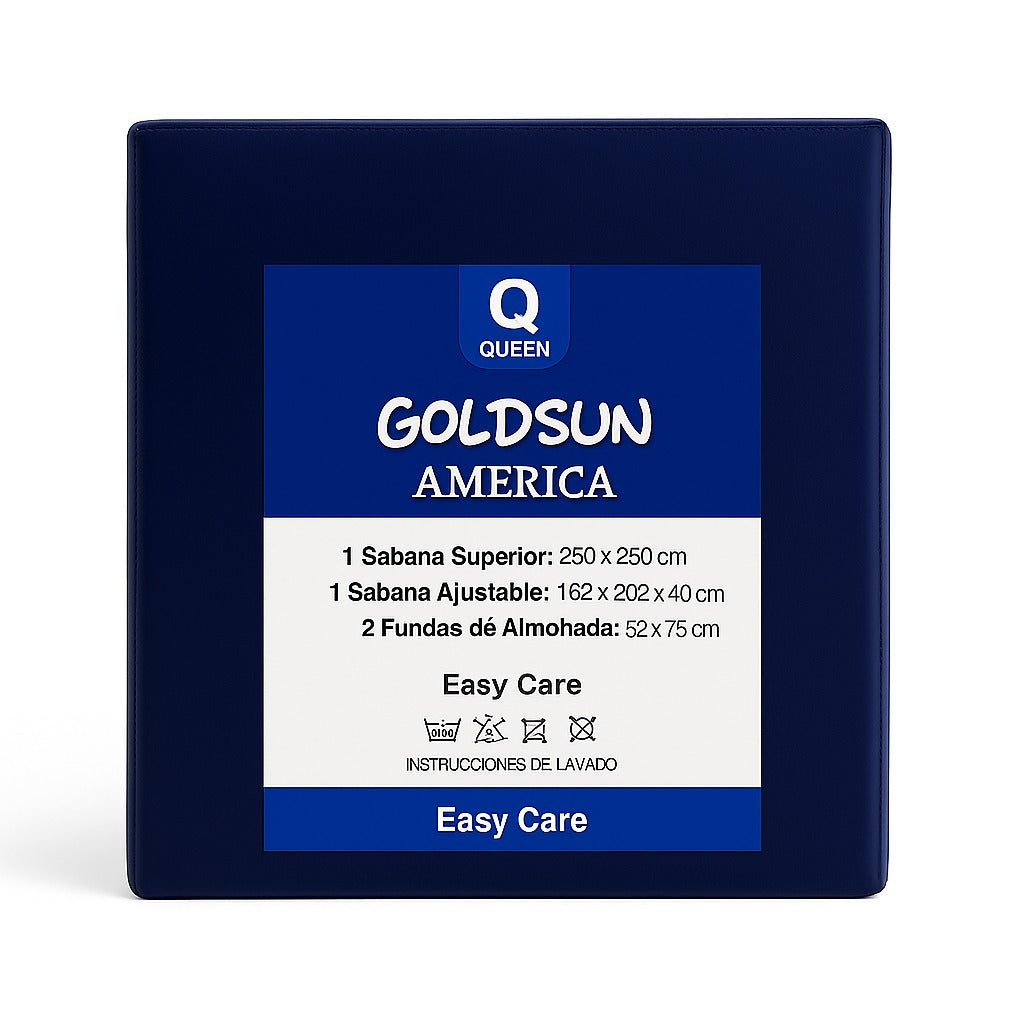 Juego de Sábanas Goldsun Queen – Easy Care
