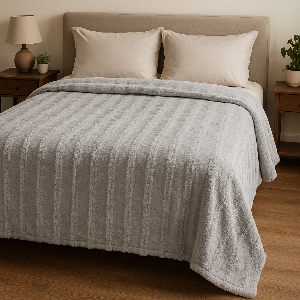 Frazada Queen con Corderito – Suavidad y Calidez en Cada Noche