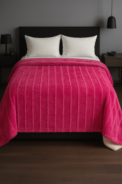 Frazada Queen con Corderito – Suavidad y Calidez en Cada Noche