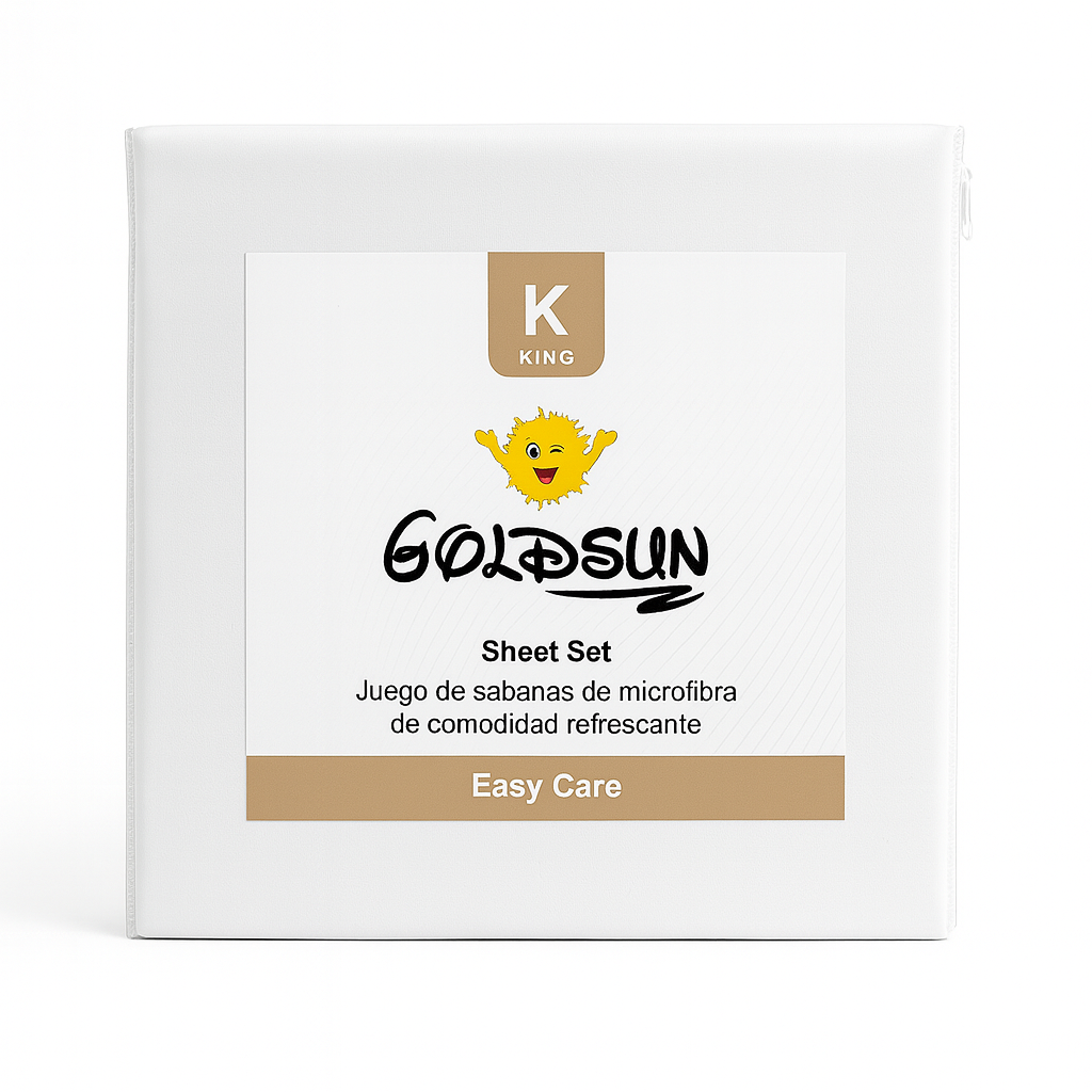 Juego de Sábanas Goldsun King