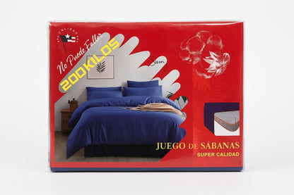 Sábana 2 Plazas – Juego Completo Liso